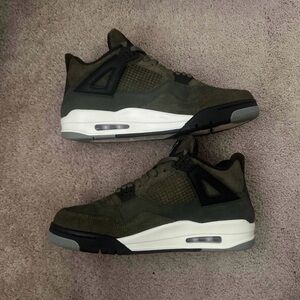 Nike Men's Dark Olive and Black Sneakers